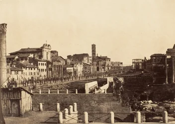 Das Forum, Rom, 1853-56