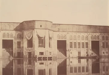 [Sommerresidenz Qasr des Schahs, Emarat-e xoruji, Teheran, Iran], 1840er-60er Jahre