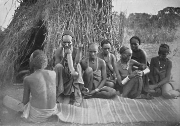 Ba-Bisa-Leute aus der Nähe des Bangweulu-Sees: Ostafrikanische Bantu