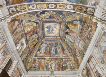 Zwölf Apostel und triumphierender Christus, 1590-1600