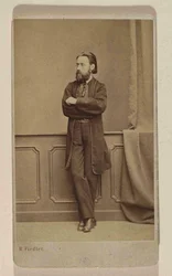 Porträt des Komponisten Bedrich Smetana, ca. 1866