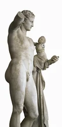 Hermes trägt das Dionysoskind, ca. 330 v. Chr.