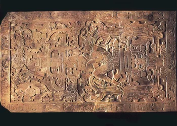 Das Grab von König Pakal aus dem Tempel der Inschriften, Palenque, 615-683