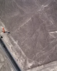 Luftaufnahme der Nazca-Linien