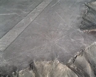 Luftaufnahme der Nazca-Linien