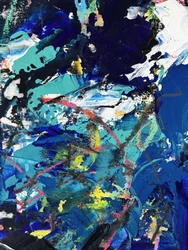 Lebendige Blaue Abstrakte Textur