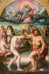 Die Taufe Christi durch Johannes