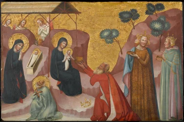 Die Geburt Christi und die Anbetung der Heiligen Drei Könige, um 1325-1330
