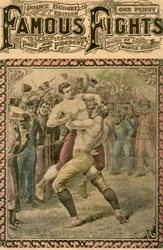 Der zweite Kampf zwischen Bendigo und Ben Caunt, 1838 spätes 19. oder frühes 20. Jahrhundert