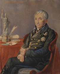 Porträt von Alexey Nikolayevich Olenin, 1820er Jahre