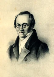 Porträt des Dichters Anton A. Delvig 1798-1831