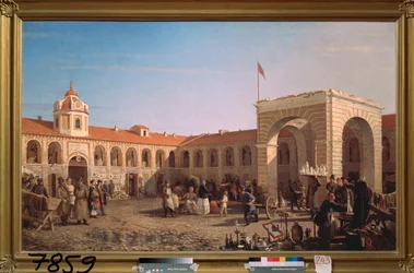 Der Apraksin-Markt in St. Petersburg