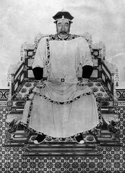 Porträt von Hong Taiji