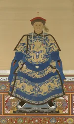 Porträt von Oboi (ca. 1610-1669), Regent während der Herrschaft von Kaiser Kangxi
