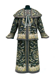 Seltene zeremonielle Uniform eines kaiserlichen Wächters, Qianlong / Jiaqing-Periode (1736-1820)