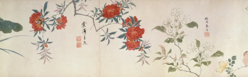 Blumen, Handrolle