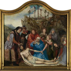 Beweinung Christi, Altarbild der Zunft der Tischler, Mittelteil