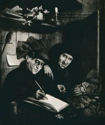 Die Geldverleiher, ca. 1515, 1912