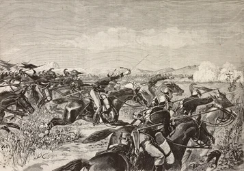 Savoyer Kavallerieregiment im Angriff, 10. September