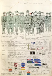 Uniformen des Königreichs Italien von Quinto Cenni, Farbtafel