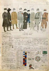 Uniformen des Königreichs Italien von Quinto Cenni, Farbtafel