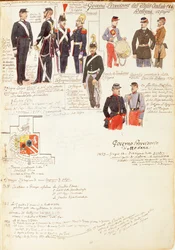 Uniformen der provisorischen Regierung von Bologna