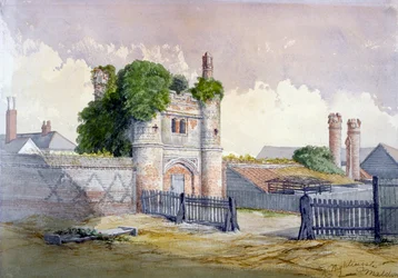 Ansicht von Beckingham Hall bei Witham, Essex, 1869
