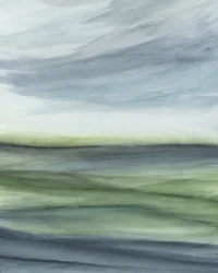 Neblige Horizontlandschaft