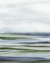 Serene geschichtete Landschaft
