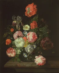 Blume in einer Glasvase
