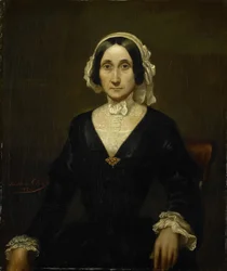 Porträt von Frau W.J.S. van Alphen, Baronin van Reede van Oudtshoorn