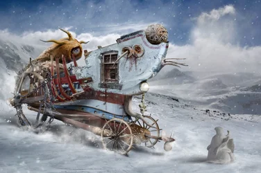 Fantasie-Schneemaschine