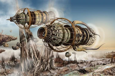 Steampunk-Luftschiffreise