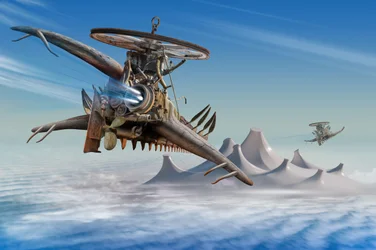 Steampunk-Himmelsreisende
