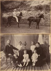 Captain H.S. Rawhinson (recto); Mr. Robert Holtz und Familie (verso)
