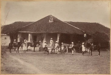 Dr. Morris und Gesellschaft, Jhansi (recto)