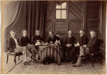 Lord Dufferin und der Oberste Regierungsrat von Indien