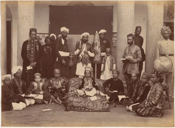 Maharadscha von Rewa und Klassenkameraden