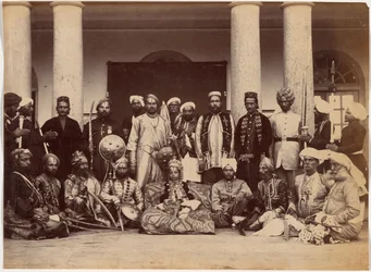 Der Maharadscha von Rewa und Sardare