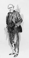 Mr. Keir Hardie, der Arbeiterführer, aus einem Artikel mit dem Titel 