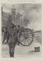 Die Eröffnung des ersten Parlaments von König Edward VII.