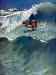 Illustration für Robinson Crusoe von Daniel Defoe