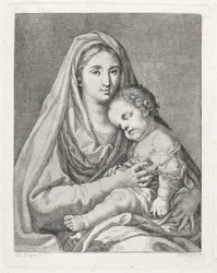 Madonna mit Kind nach Francisco Bayeu y Subias