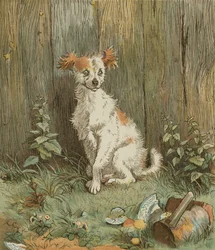 Eine Elegie auf den Tod eines verrückten Hundes von Oliver Goldsmith: Streunender Hund, der von einem guten Mann aus Islington befreundet wurde