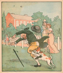 Der gute Mann von Islington, vom Hund gebissen, um 1879