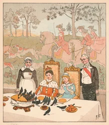 War das nicht ein leckeres Gericht, um es dem König vorzusetzen, 1880