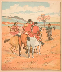 ...das erste, was sie fanden, war ein zerlumpter Kobold auf einem Feld...