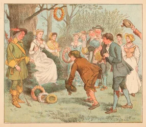 ...sie gingen zu einer Laube..., ca. 1885, 1934