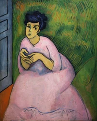 Die Dame in Rosa