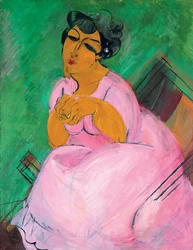 Die Dame in Pink